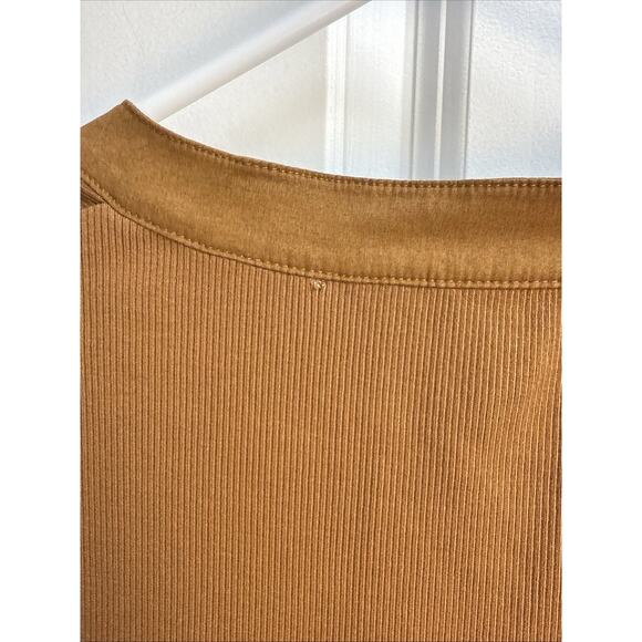 Veronica Beard Brown Coralee Cotton Blend Puff Sleeve Womens Blouse Top Size M - Picture 7 of 10